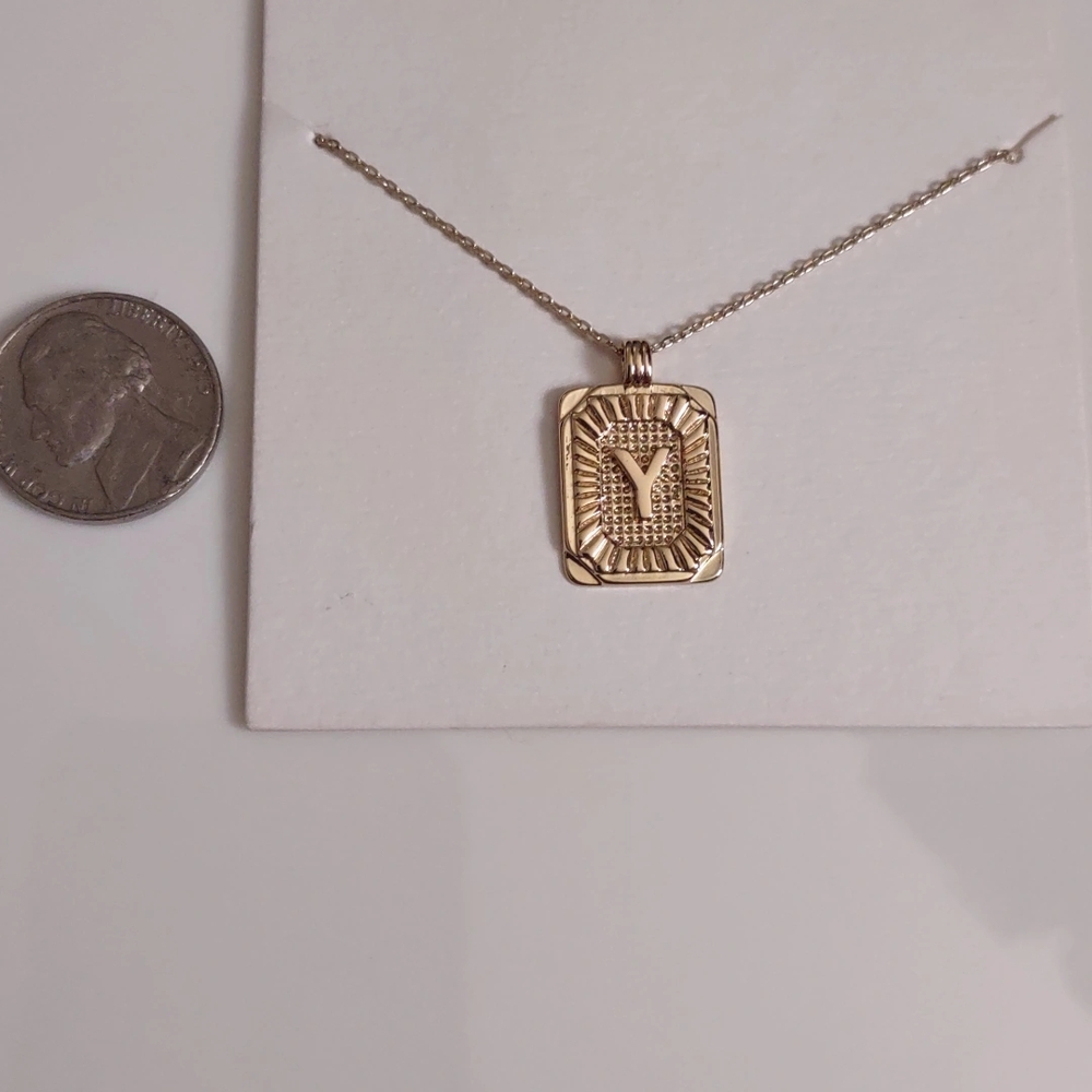 Francesca Y Letter Necklace